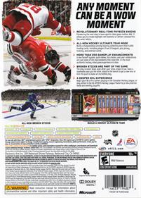 NHL 11 - Box - Back Image