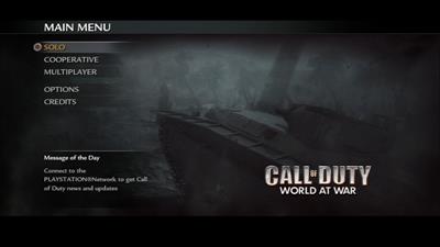 Call of Duty: World at War - Screenshot - Game Select Image