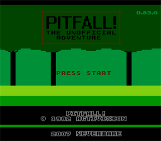 Pitfall: The Unofficial Adventure - Screenshot - Game Title Image