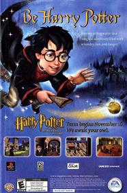 Harry Potter and the Sorcerer's Stone - Advertisement Flyer - Front Image