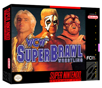 WCW SuperBrawl Wrestling - Box - 3D Image