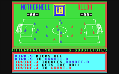 Scottish League Football - Screenshot - Gameplay Image
