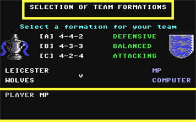 F.A. Cup Football - Screenshot - Gameplay Image