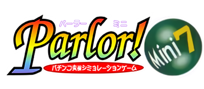 Parlor! Mini 7: Pachinko Jikki Simulation Game - Clear Logo Image