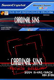 Cardinal Sins: Recycle Edition