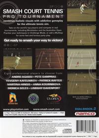 Smash Court Tennis Pro Tournament - Box - Back Image