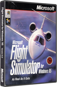 Microsoft Flight Simulator for Windows 95 - Box - 3D Image