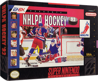 NHLPA Hockey 93 - Box - 3D Image