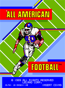 All American Football - Screenshot - Game Title Image