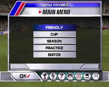 Actua Soccer 3 - Screenshot - Game Select Image