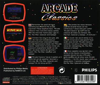 Arcade Classics - Box - Back Image