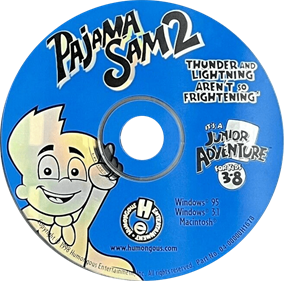 Pajama Sam 2: Thunder and Lightning aren't so Frightening - Disc Image