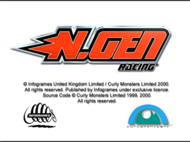 N-Gen Racing - Screenshot - Game Title Image