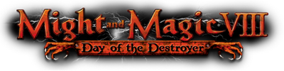 Might and Magic VIII: Day of the Destroyer - Clear Logo Image
