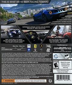 Forza Motorsport 6 - Box - Back Image
