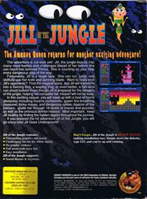 Jill of the Jungle: Jill Goes Underground - Box - Back Image