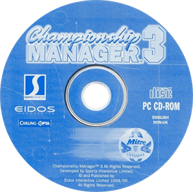 Championship Manager 3 - Disc Image