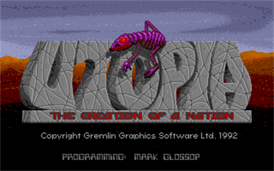 Utopia: The Creation of a Nation - Screenshot - Game Title Image