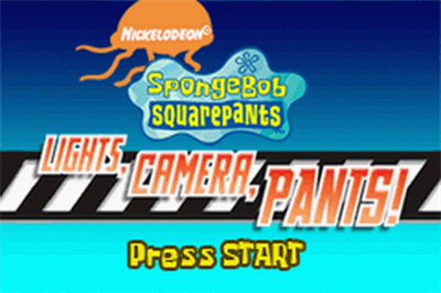 SpongeBob SquarePants: Lights, Camera, Pants! - Screenshot - Game Title Image