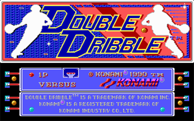 Double Dribble - Screenshot - Game Title Image