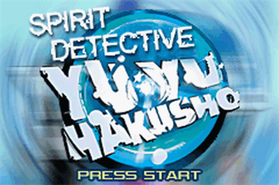 Yu Yu Hakusho: Ghost Files: Spirit Detective - Screenshot - Game Title Image