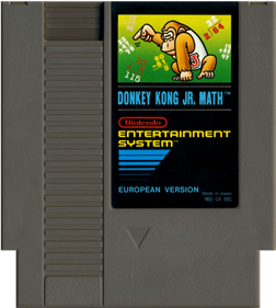 Donkey Kong Jr. Math - Cart - Front Image