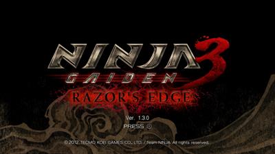 Ninja Gaiden 3: Razor's Edge - Screenshot - Game Title Image