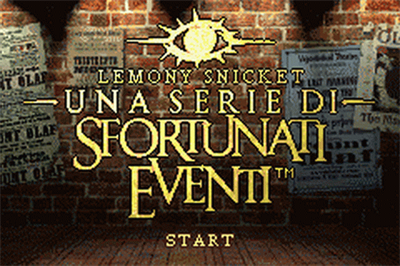 Lemony Snicket's A Series of Unfortunate Events - Screenshot - Game Title Image