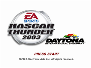 NASCAR Thunder 2003 - Screenshot - Game Title Image