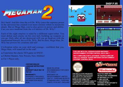 Mega Man II - Fanart - Box - Front Image