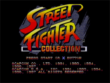 Street Fighter Collection - Screenshot - Game Title Image