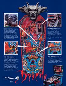 Bram Stoker's Dracula - Advertisement Flyer - Back Image