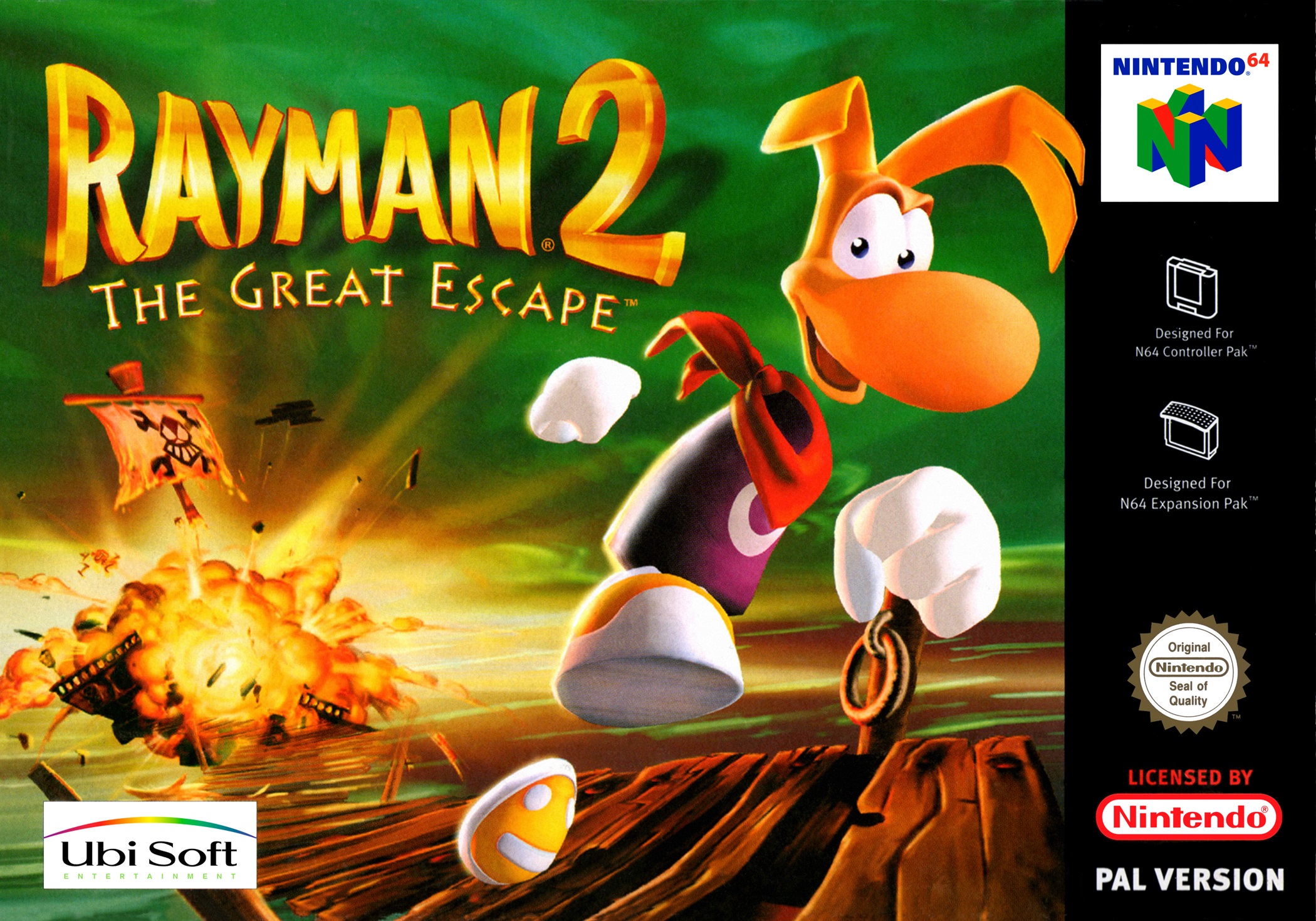 Rayman 2 The Great Escape Images LaunchBox Games Database