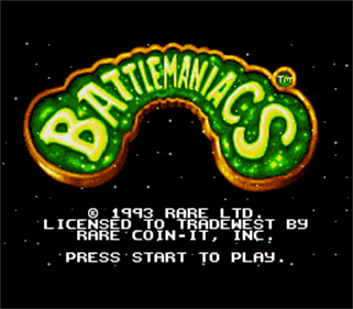 Battletoads in Battlemaniacs - Screenshot - Game Title Image