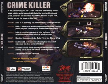Crime Killer - Box - Back Image