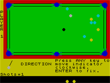 Pool (Omega Software) - Screenshot - Gameplay Image