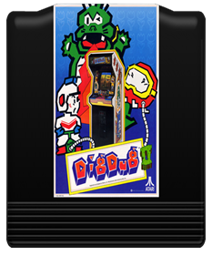 Dig Dug II - Fanart - Cart - Front Image