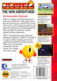 Pac-Man 2: The New Adventures - Box - Back Image