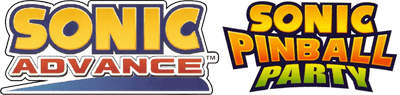 Combo Pack: Sonic Advance + Sonic Pinball Party - Clear Logo Image