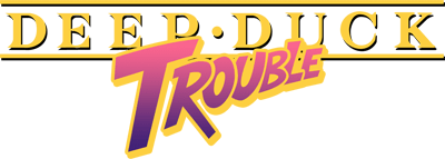 Deep Duck Trouble Starring Donald Duck - Clear Logo Image