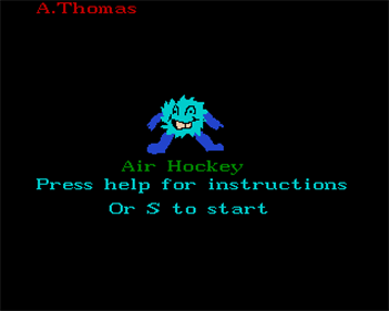 Air Hockey - Screenshot - Game Title Image