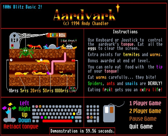 Aardvark - Screenshot - Game Select Image
