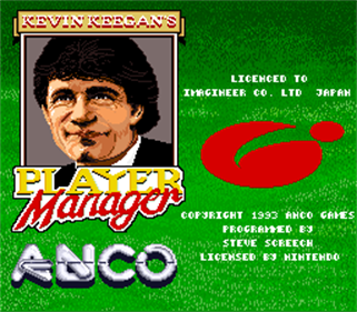 Kevin Keegan's Player Manager - Screenshot - Game Title Image