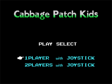 Cabbage Patch Kids - Screenshot - Game Title Image