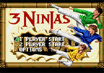 3 Ninjas Kick Back / Hook - Screenshot - Game Title Image