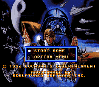 Super Star Wars - Screenshot - Game Title Image