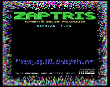 ZapTris - Screenshot - Game Title Image