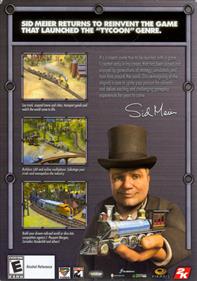 Sid Meier's Railroads! - Box - Back Image