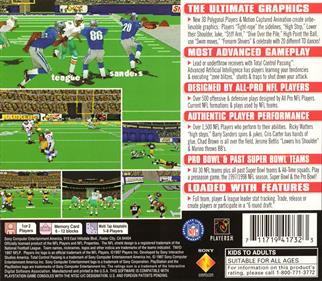 NFL GameDay 98 - Box - Back Image