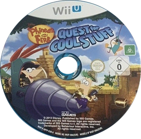 Phineas and Ferb: Quest for Cool Stuff - Disc Image